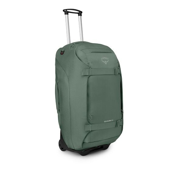 side view of the Sojourn™ Wheeled Travel Pack 28"/80L  in color black